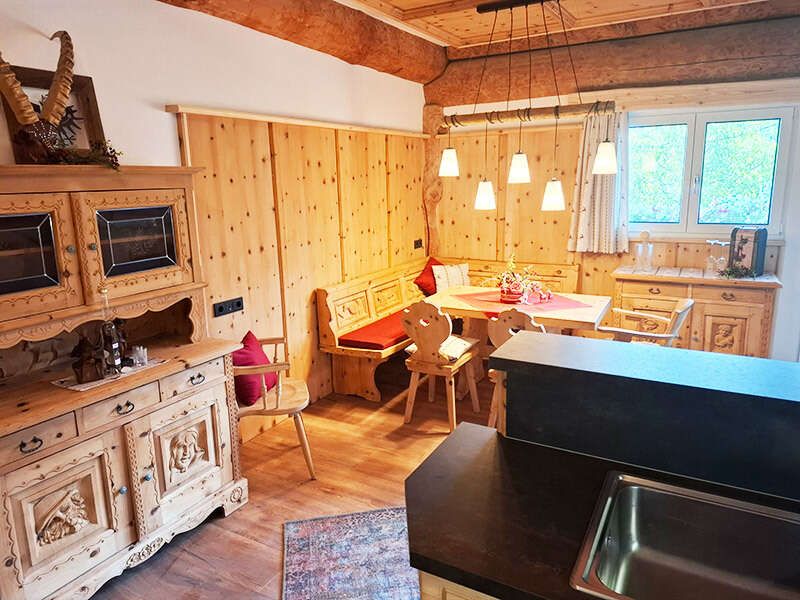 Wohnbereich in Ferienwohnung im Postkutscherhof